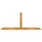 Ekena Millwork Portland Rough Sawn Timber Gable Bracket, Western Red Cedar, 72"W x 30"H x 2"D x 4"F, 10/12 Pitch GBW072X30X0204POR00RWR - alternate 1